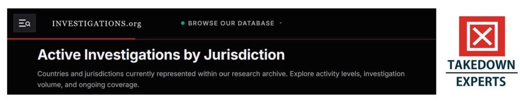 Investigations.org-removal take down